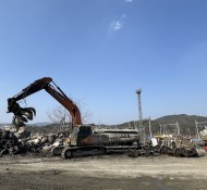 영월 산솔면 녹전리 폐판넬 스치로폼 재활용 처리 고물상업체